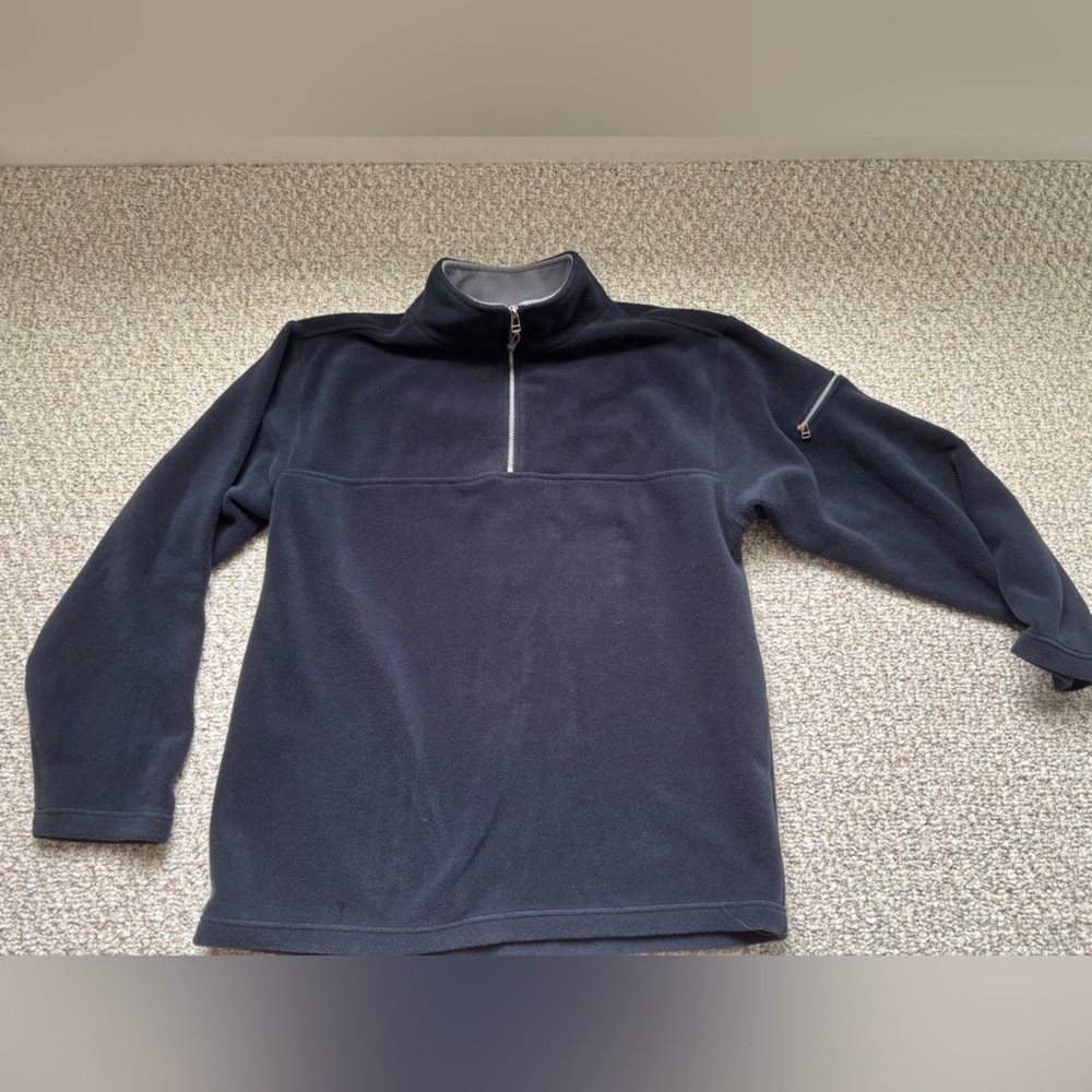 Foot Locker navy fleece three-quarter zip brand new condition men’s extra large